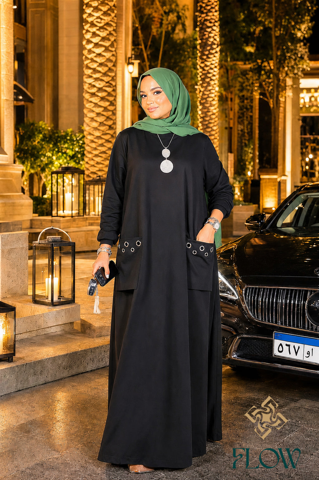 Pop- Out Pockets Dress