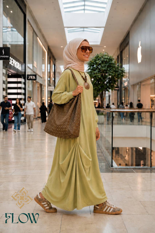 Draped Sided Dress