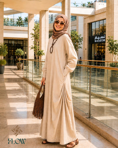 Draped Sided Dress