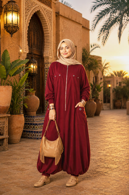 Cargo- Jumpsuit Dress