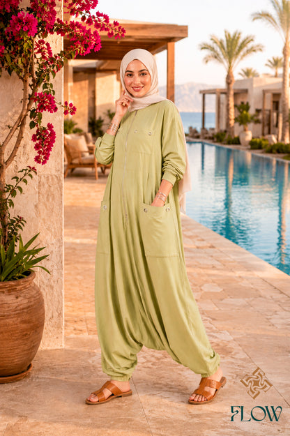 Cargo- Jumpsuit Dress