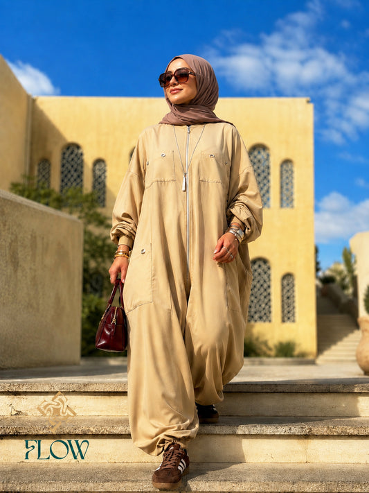 Cargo- Jumpsuit Dress